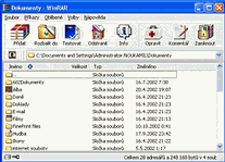 WinRAR 3.10 - větší obrázek z programu
