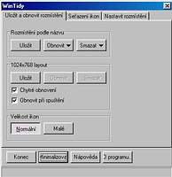 WinTidy 2.0 - vt obrzek z programu