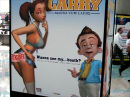 Poutk na expozice hry Leisure Suit Larry: Manga Cum Laude
