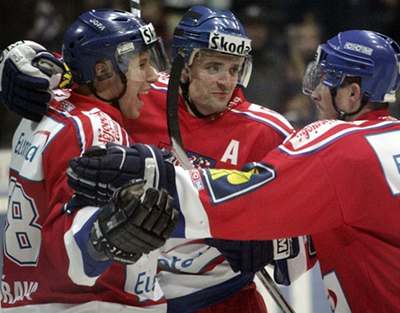 Čeští hokejisté na turnaji Karjala v Helsinkách