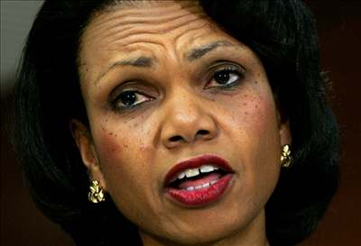 Americká ministryn zahranií Condoleeza Riceová.