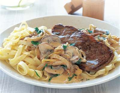 Voav steak Stroganoff