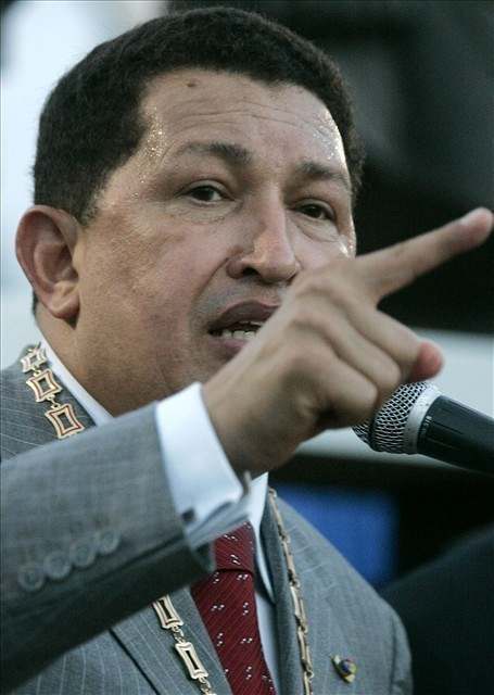 Chavez vythl na kanclku Hitlera