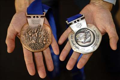 Medaile Kateiny Neumannové za olympiádu v Salt Lake City