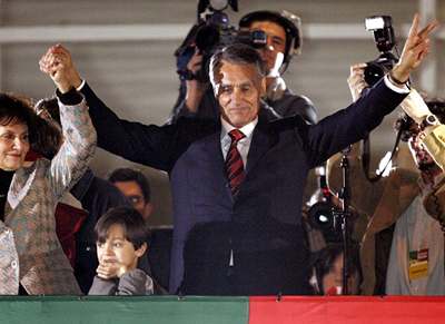 Nov zvolený portugalský prezident Anibal Cavaco Silva.