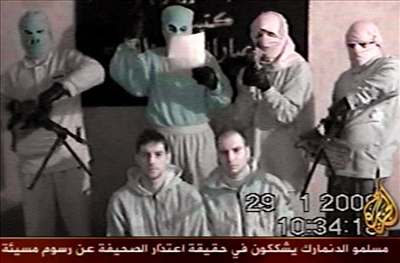 Al-Dazíra odvysílala zábry unesených Nmc
