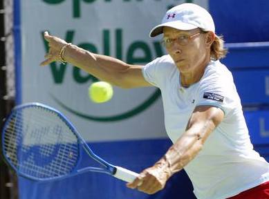 Navrátilová chce hrát vrcholový tenis i v padesáti