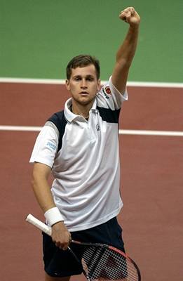 Slovenský tenista Karol Beck.