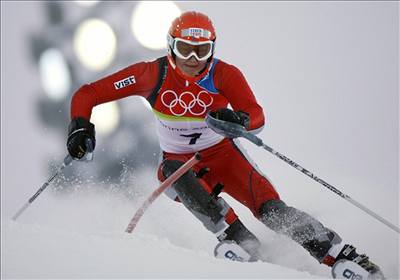 Turín 2006 - Šárka Záhrobská v prvním kole slalomu