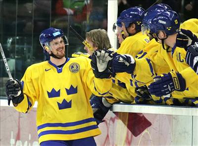 Domácí védové porazili v úvodním duelu závreného turnaje Euro Hockey Tour eské hráe.