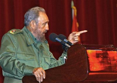 Kubánský prezident Fidel Castro