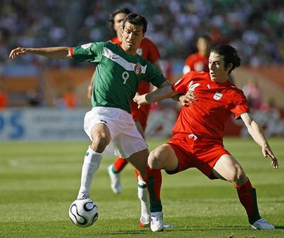 Utkání Mexiko - Írán (MS 2006 ve fotbale).