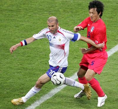 MS 2006 ve fotbale.Francie - Korea.