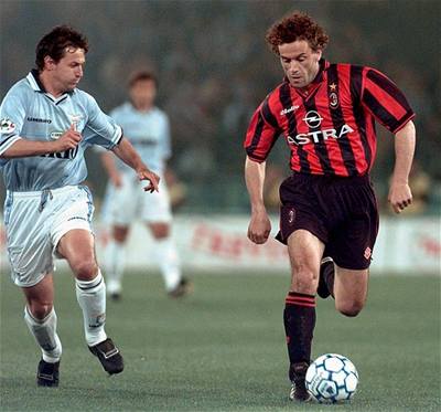 Roberto Donadoni jet v dresu AC Milán