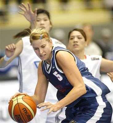 Česká basketbalistka Ivana Večeřová.