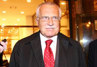 Prezident Václav Klaus.