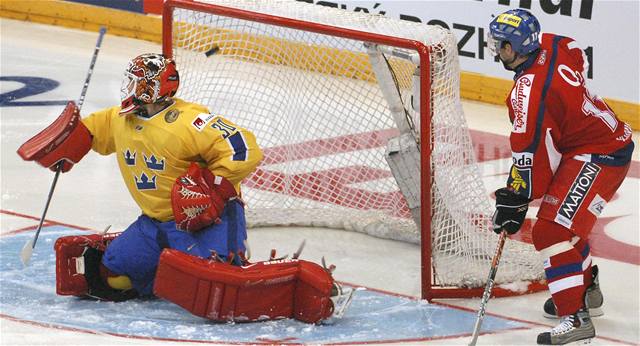 Čeští hokejisté zlomili švédské prokletí