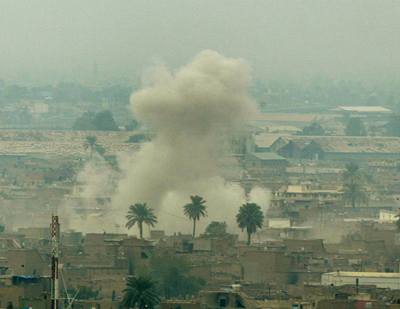 Irácko-americká operace v Bagdádu.