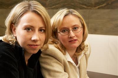 Kateina Jacques (vlevo) a Monika MacDonagh-Pajerová.