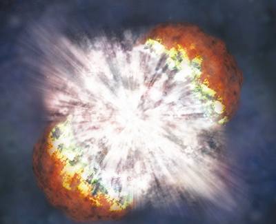 Z vybuchlé supernovy nezbude nic, materil využije další pokolení hvězd.