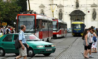 Jedna z hlavních tepen městské hromadné dopravy, Joštova ulice v křižovatce s Českou v Brně se bude rekonstruovat