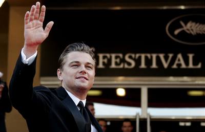 Leonardo di Caprio na festivalu v Cannes.