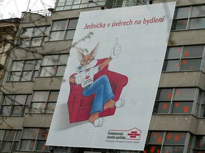 Reklama v centru Prahy