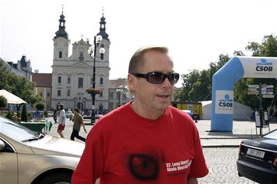 Poprvé na Letní filmové kole. Bývalý prezident Václav Havel strávil víkend mezi filmovými nadenci v Uherském Hraditi.