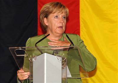 Německá kancléřka Angela Merkelová. Němecá vláda chce pootevřít pracovní trh novým členům EU.