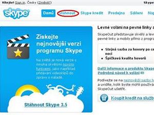 Skype - domc strnka