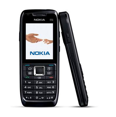 Nokia E51 nabízí rychlý pístup k nejpouívanjím funkcím telefonu.