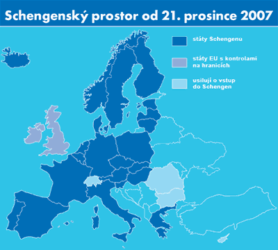 Ministi podepsali Schengen