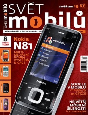 Prosincový Svět mobilů s Nokií N81 na obálce.