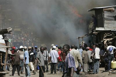 Násilí v Keni- ilustraní foto