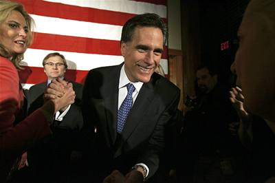 Vítz kandidátek republikán ve Wyomingu Mitt Romney.