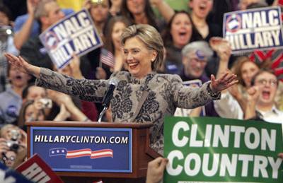 Clintonov se udrela v boji o Bl dm