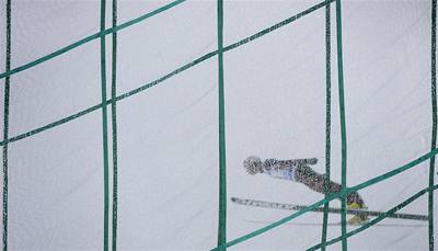 Detivé poasí doprovázelo 20. ledna také dopolední odloený závod Svtového poháru v letech na lyích v Harrachov.