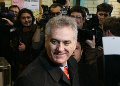 Srbský prezidentský kandidát Tomislav Nikoli.