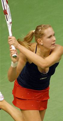 Nicole Vaidišová vyrovnala fedcupové utkání se Slovenskem.