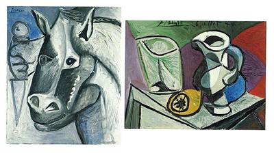 O obrazy Pabla Picassa je zájem. Tyto byly ukradeny v únoru ve výcarsku.