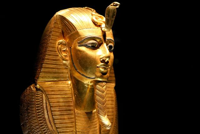 Více ne 150 artefakt z hrobky faraona Tutanchamona je k vidní na výstav ve Vídni.