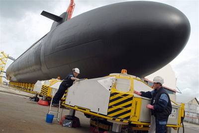 Francouzská jaderná ponorka (Ilustrační foto)