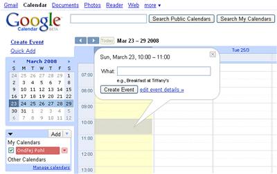 Google Calendar.
