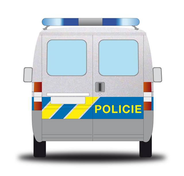 Vedení policie ji vybralo podobu nových policejních aut. Sluební vozy budou stíbrné barvy s vodorovným modrým pruhem na bocích a kratími modrými a lutými pruhy na zadní ásti vozu.