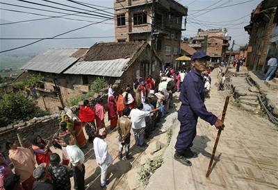 Volby v Nepálu. 