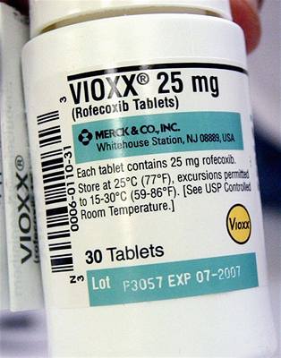 Lék Vioxx je velkou bolestí farmaceutické firmy Merck.