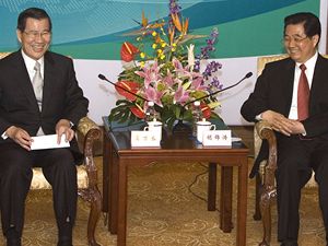 Viceprezident Tchaj-wanu Vincent Siao se seel s nskm prezidentem 