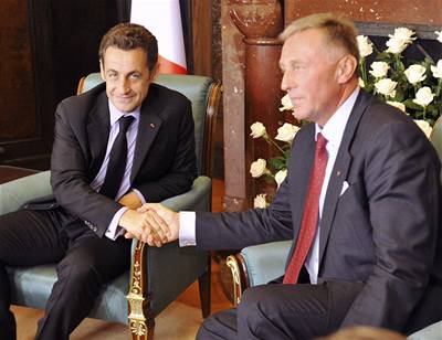 Topolnek pracovn poobdv se Sarkozym