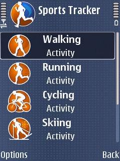 Sports Tracker aktivity