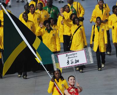 Nástup sportovců - Jamajka. 